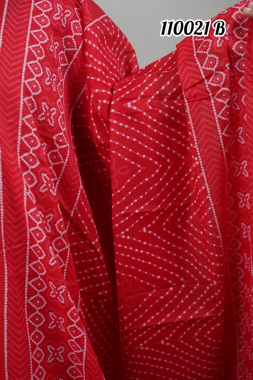 Cotton Unstitched Salwar suit Sets 110021