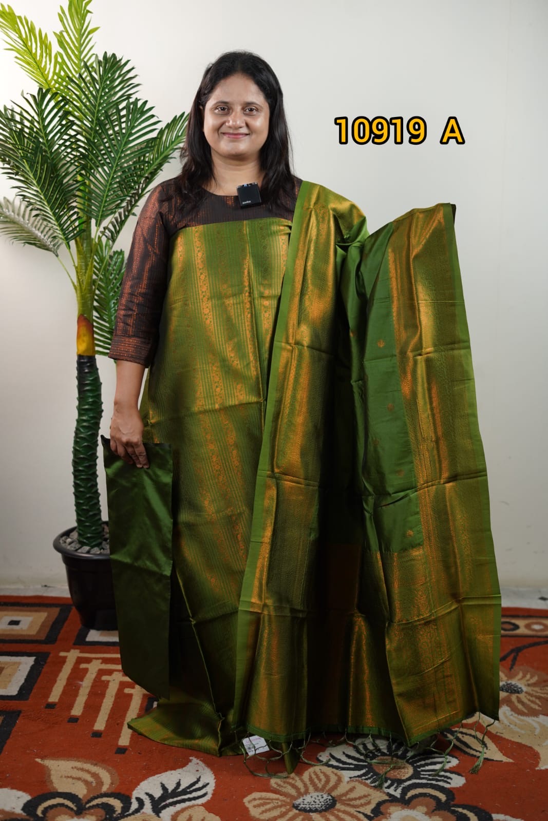 Kanchee silk unstitched salwar suits 10919
