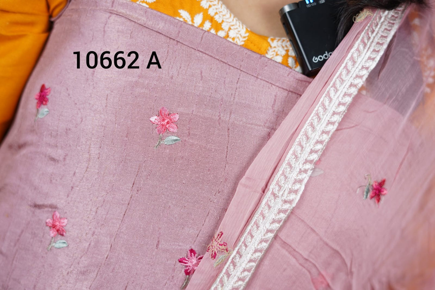 Vichitra silk unstitched salwar Suit 10662
