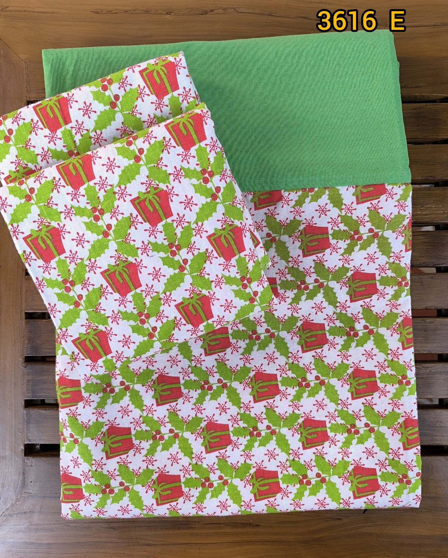 Double size cotton border bed sheet 3616
