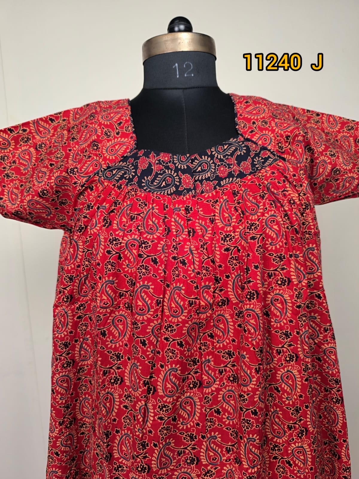 Cotton nstyle pleated nighties 11240