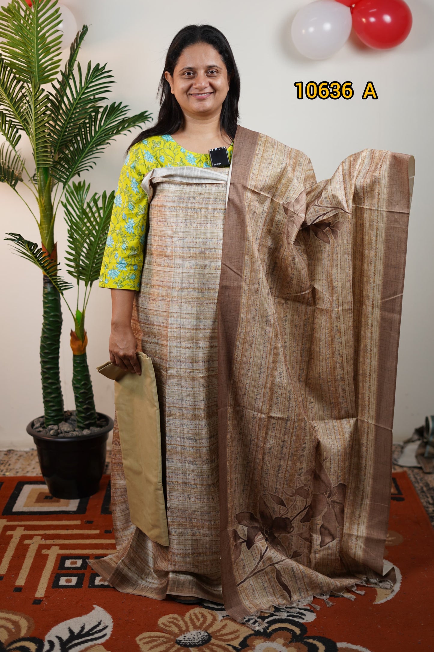 Semi tussar unstiched salwar suits 10636