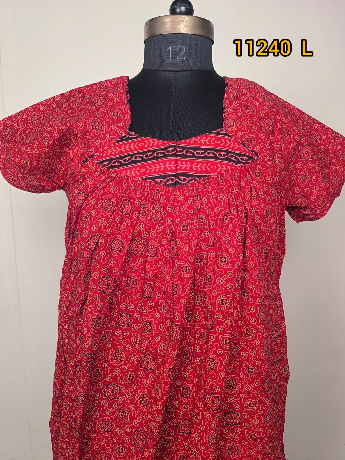 Cotton nstyle pleated nighties 11240