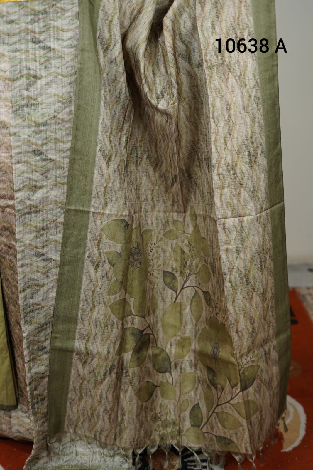 Semi tussar unstitched salwar suits 10638
