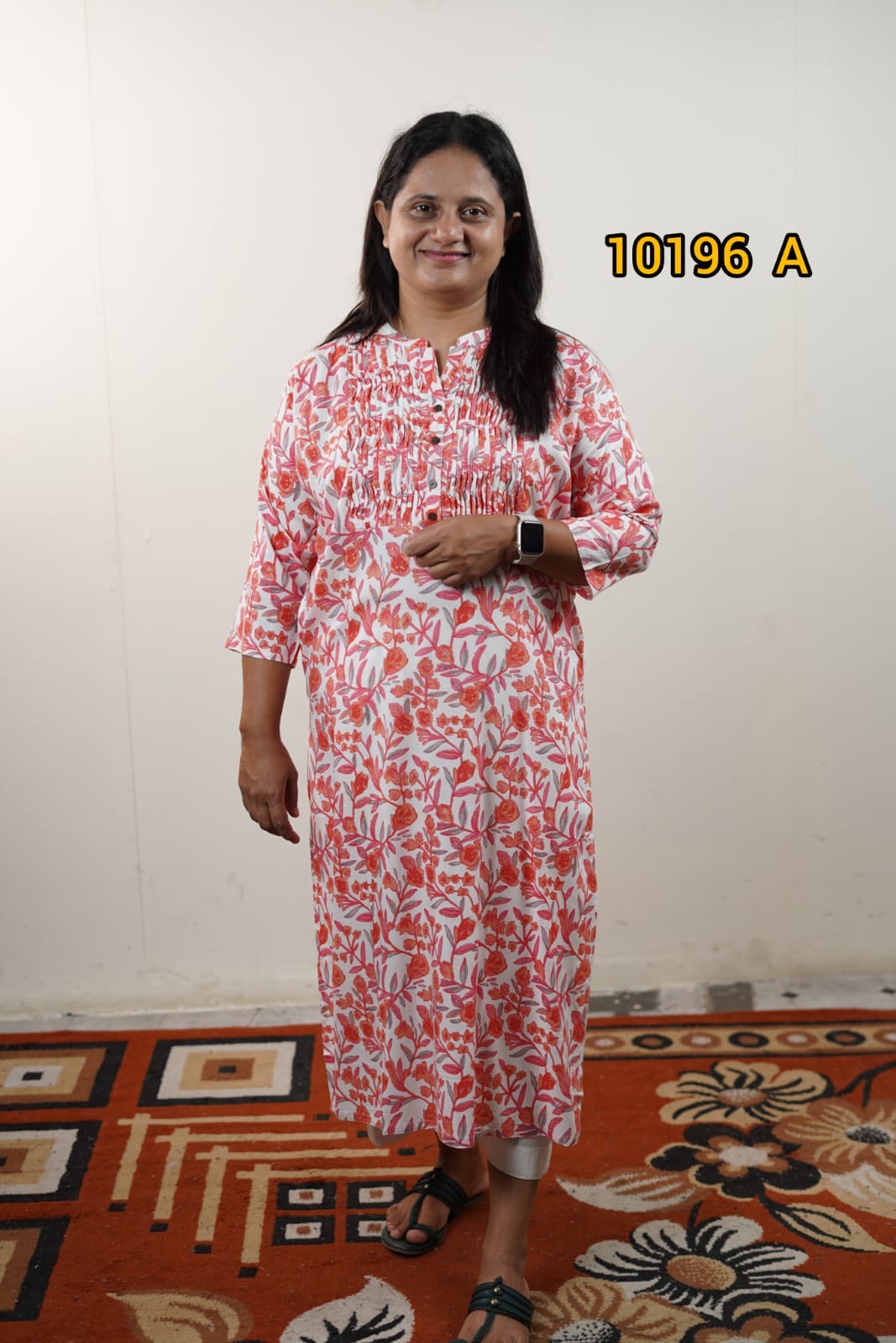 Printed Rayon kurthis 10196
