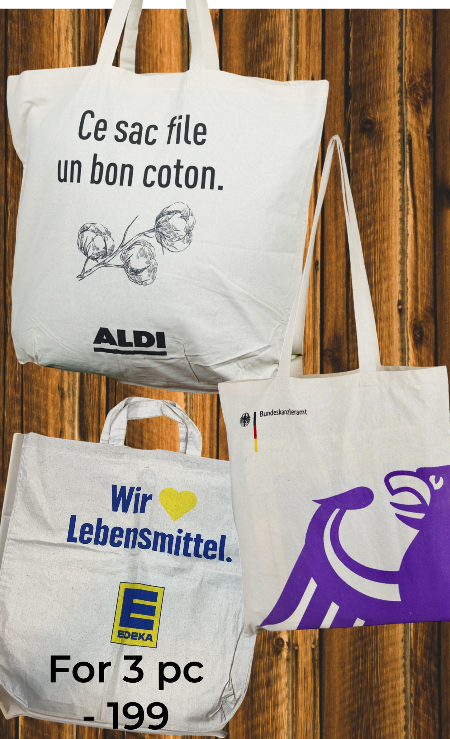 Tote Bag & Cotton Bags for Women,Office & travel tote bag Code:3725