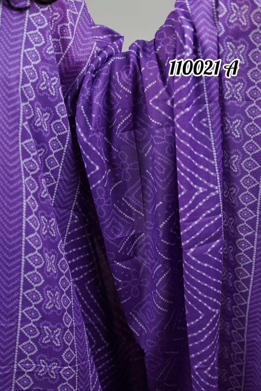 Cotton Unstitched Salwar suit Sets 110021