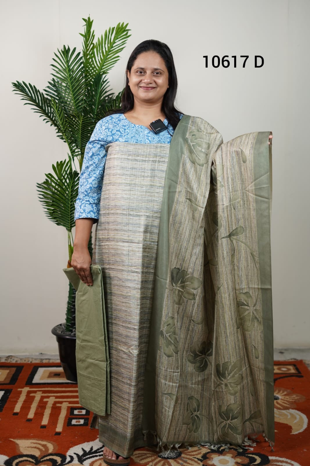 Semi tussar unstitched salwar suits 10617