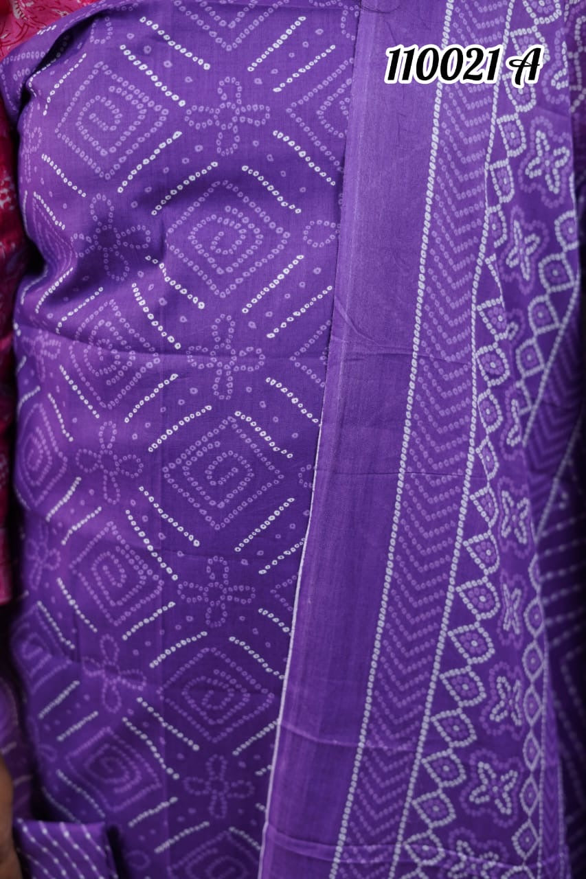 Cotton Unstitched Salwar suit Sets 110021