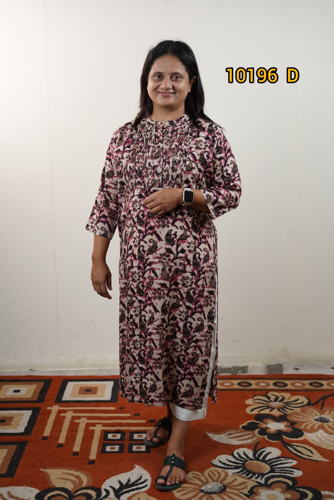 Printed Rayon kurthis 10196