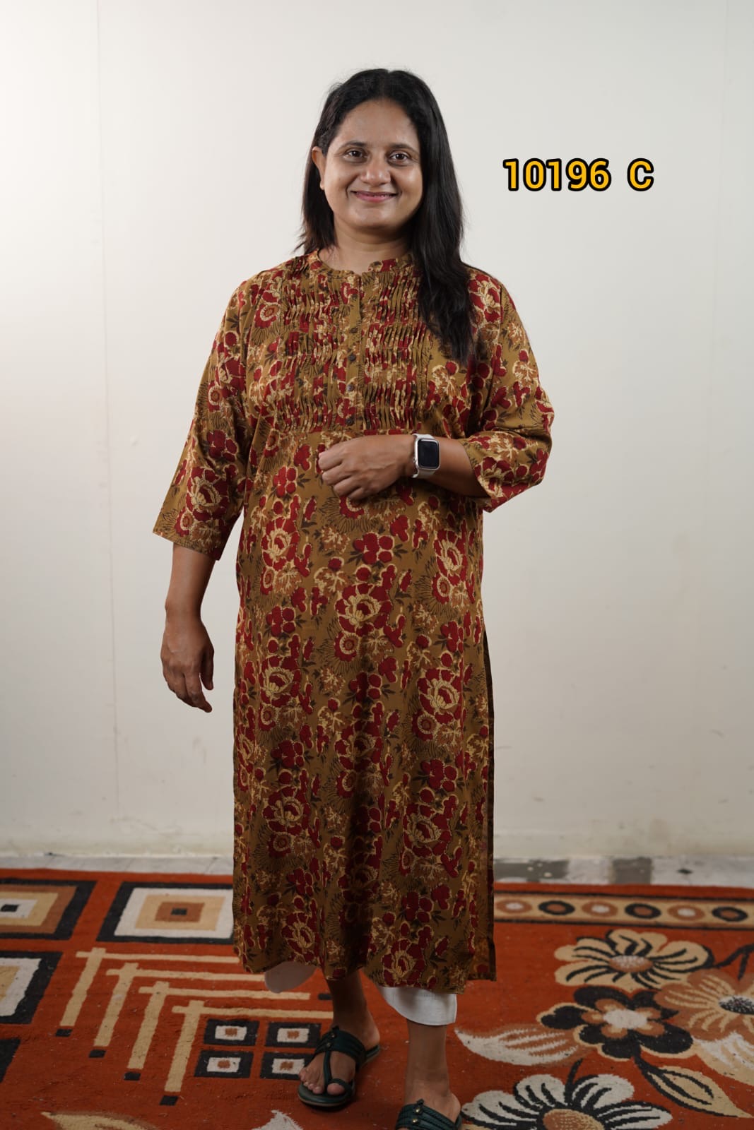 Printed Rayon kurthis 10196