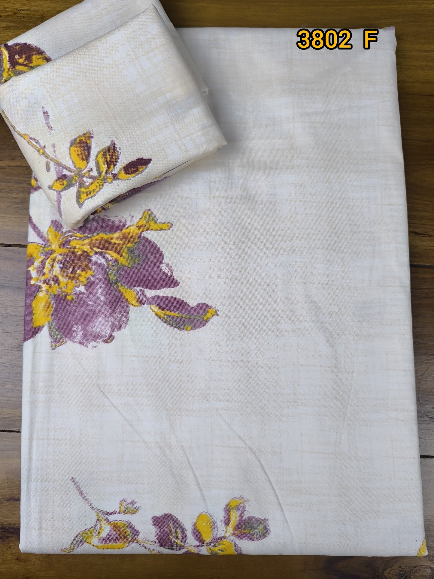 100% Cotton King size bedsheet 274 X 274