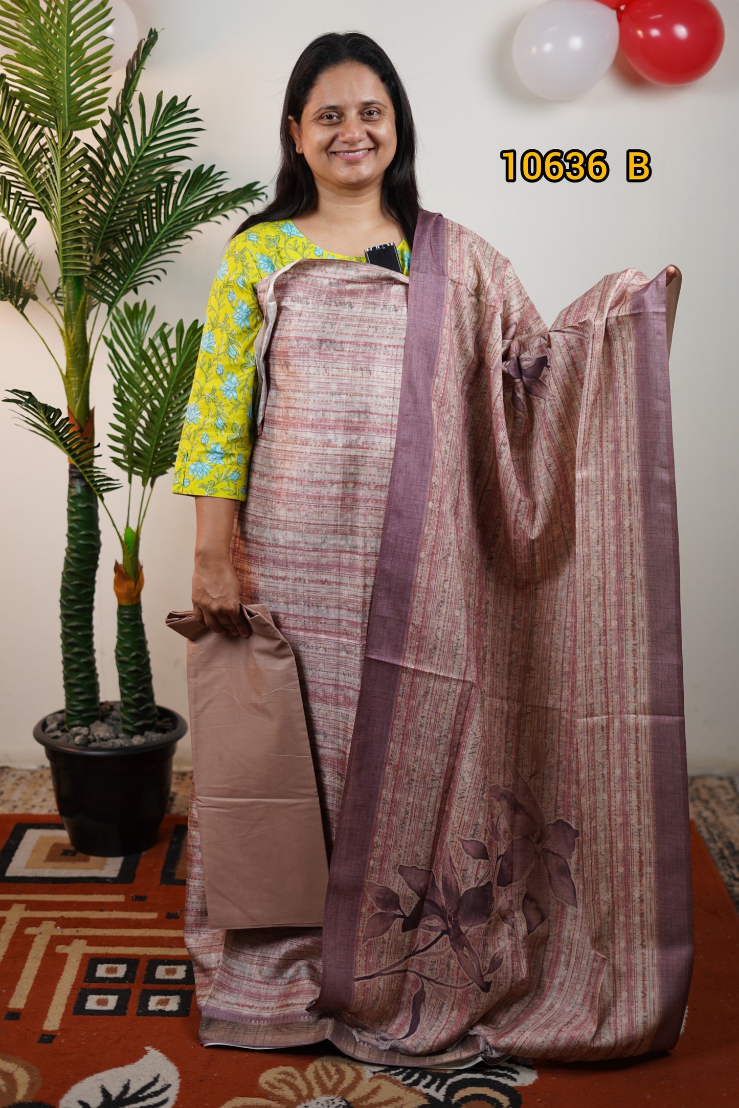 Semi tussar unstiched salwar suits 10636