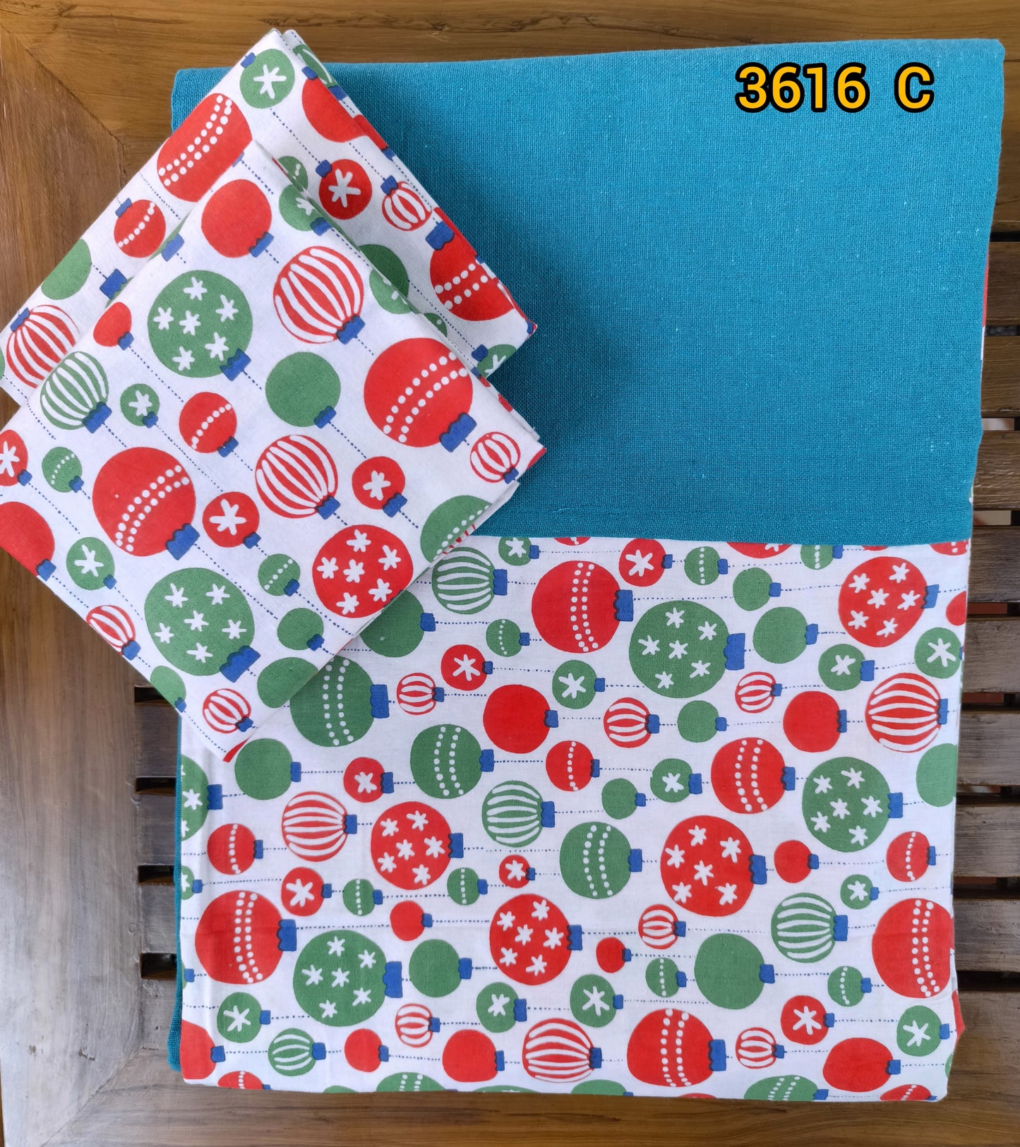 Double size cotton border bed sheet 3616
