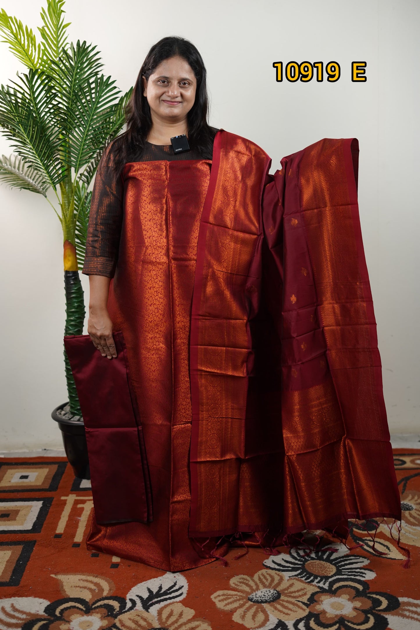 Kanchee silk unstitched salwar suits 10919