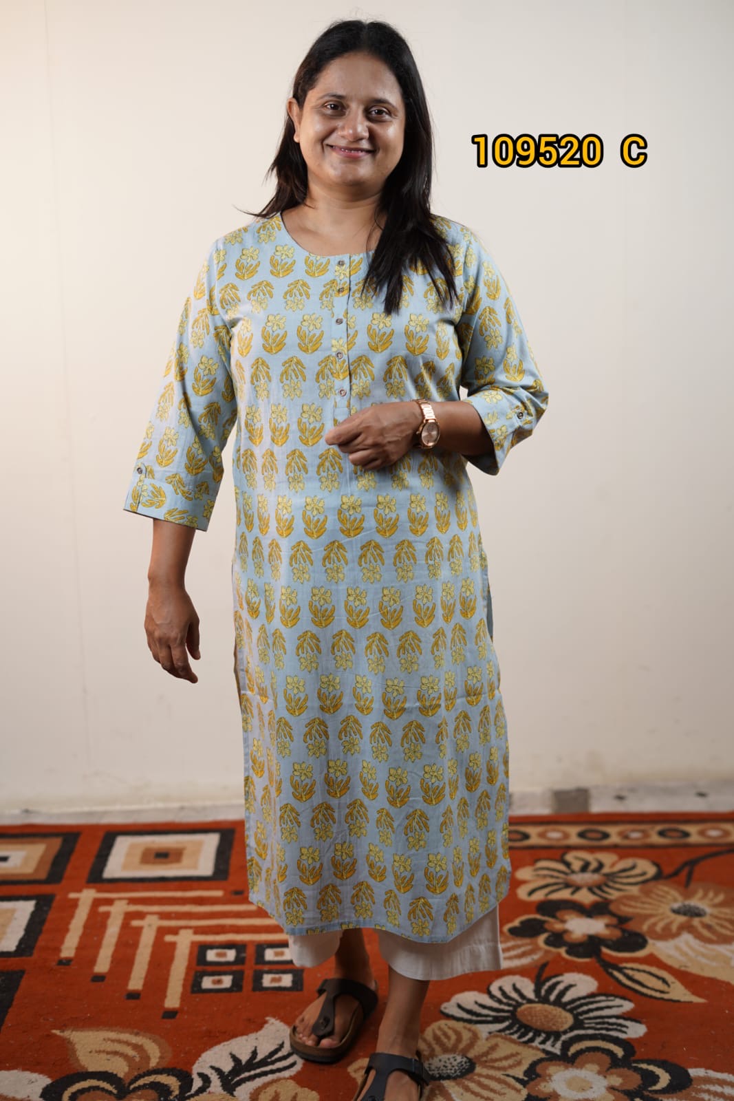 Cotton kurthi collections 109520