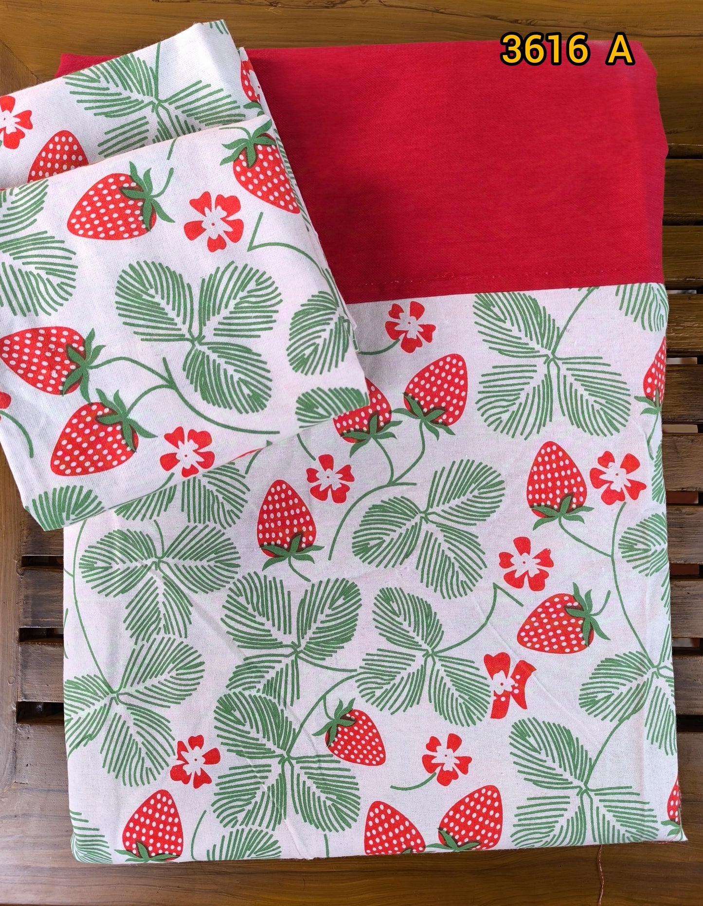 Double size cotton border bed sheet 3616