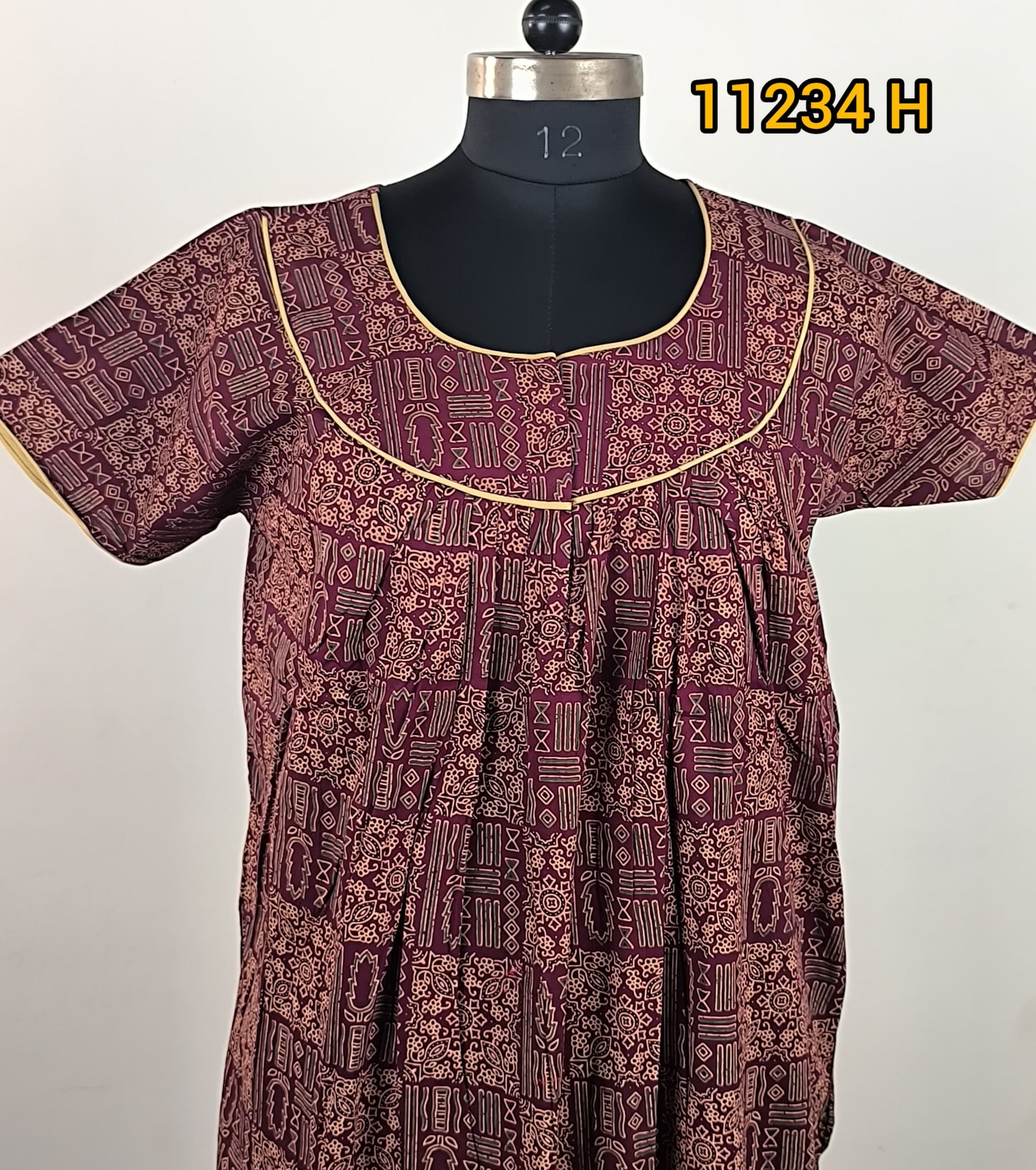 Nstyle pleated nightyies 11234