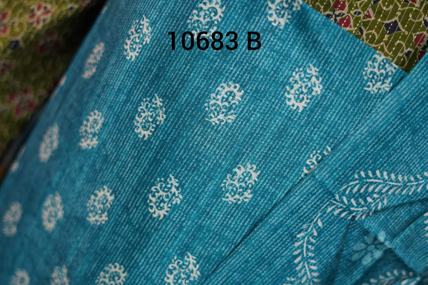 Semi tussar silk unstitched salwar suits 10683