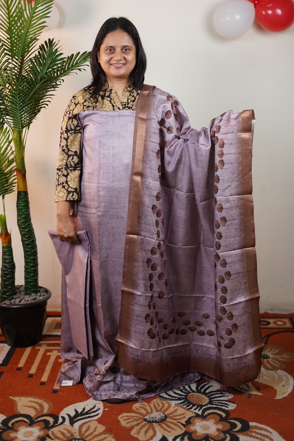 Semi Tussar Unstitched Salwar Suits 10613