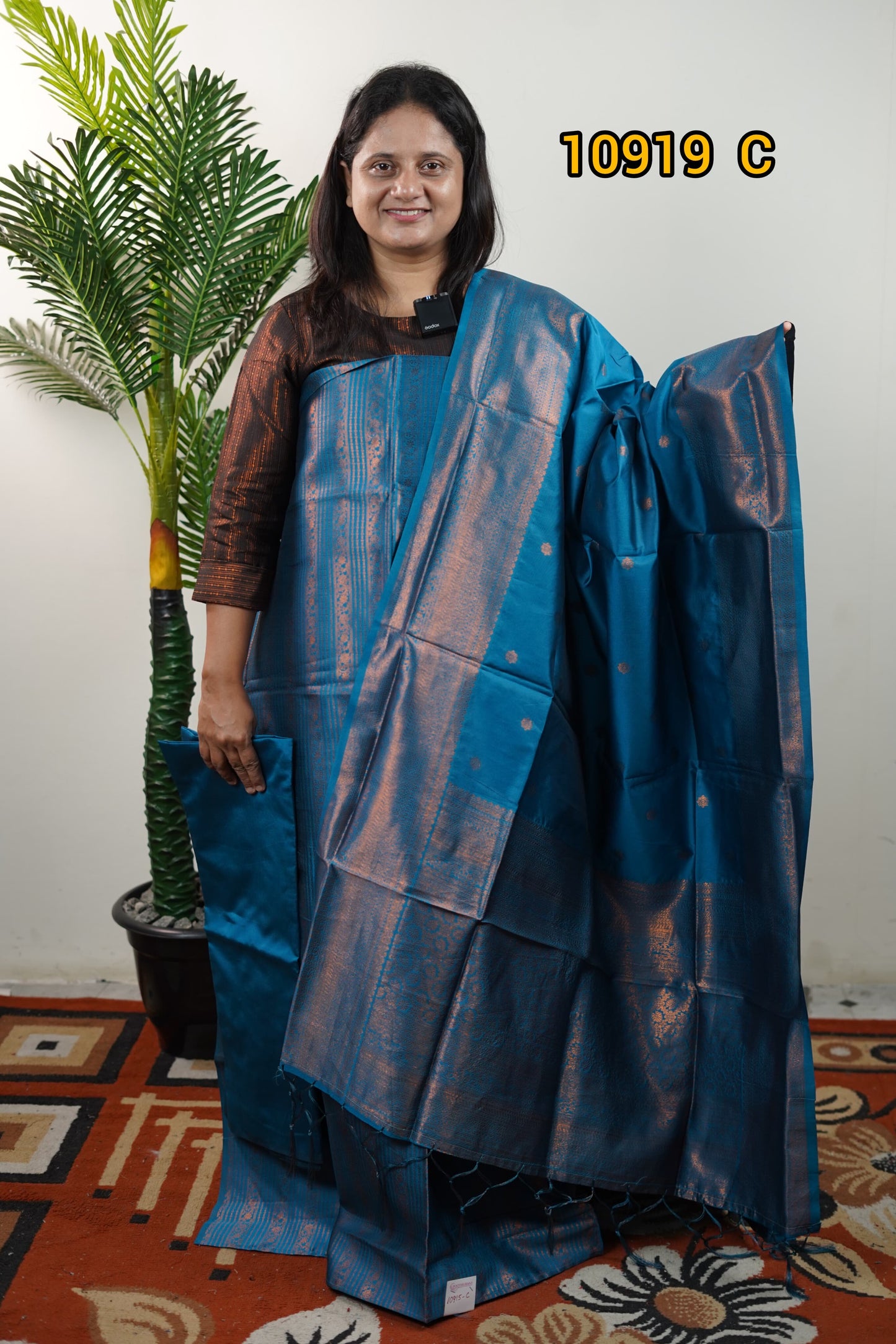Kanchee silk unstitched salwar suits 10919