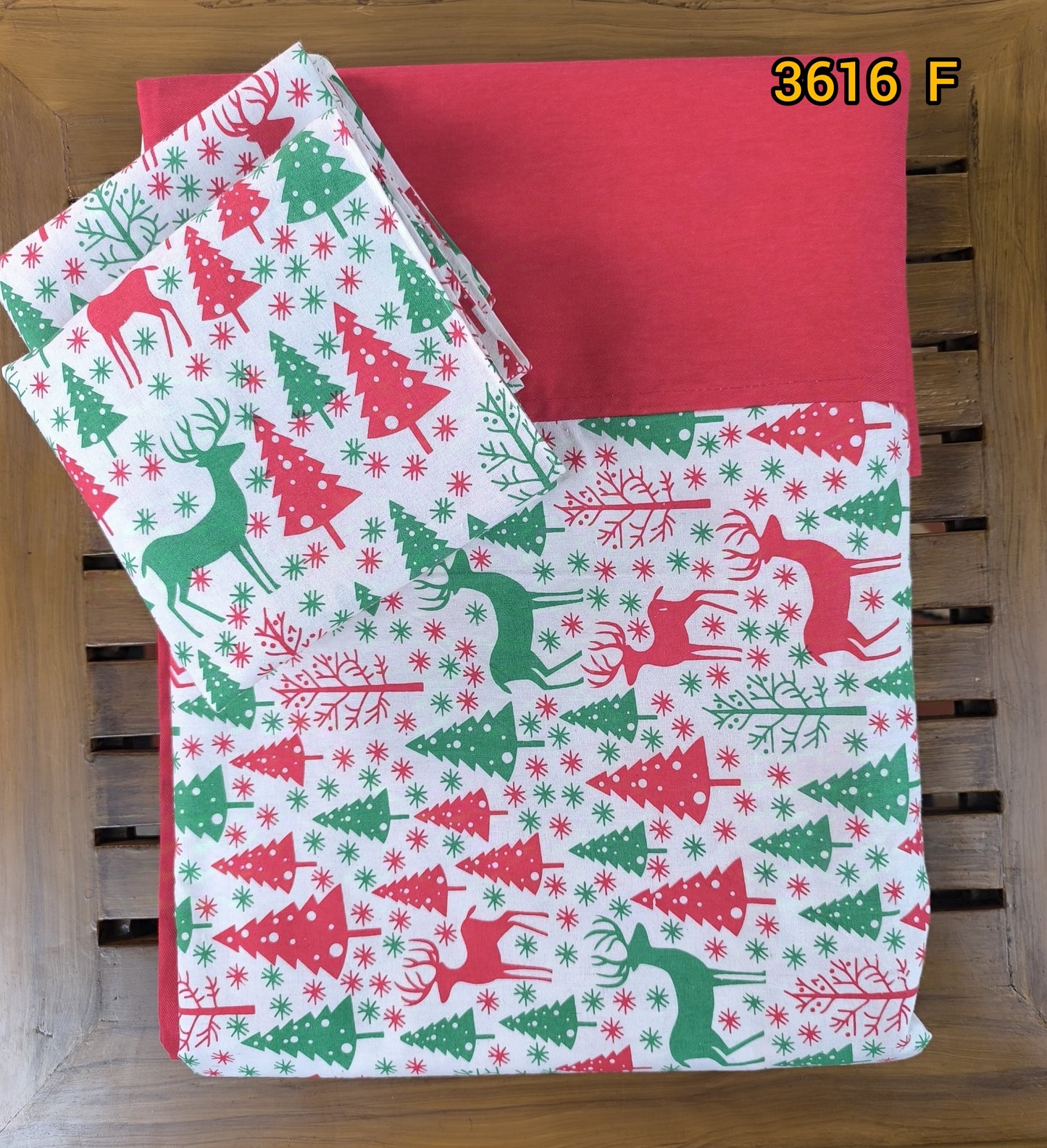 Double size cotton border bed sheet 3616