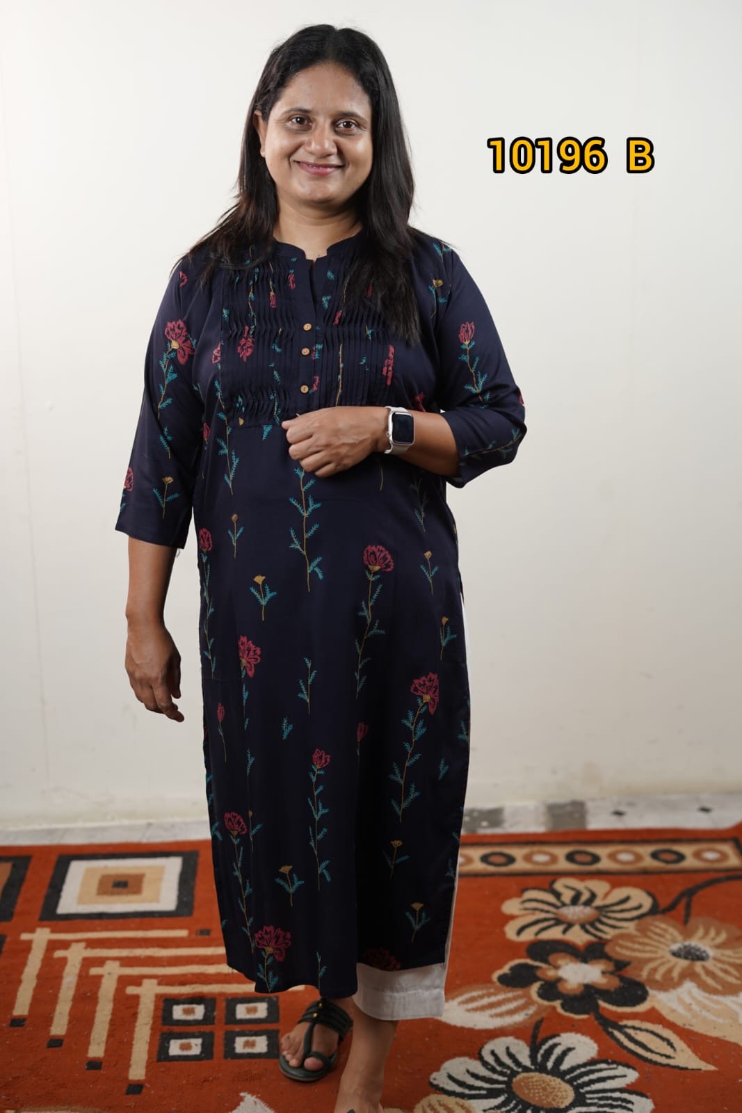 Printed Rayon kurthis 10196