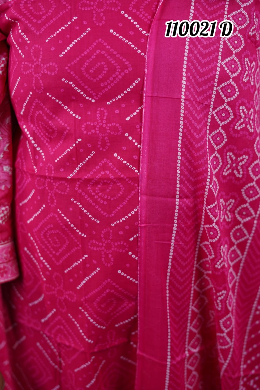 Cotton Unstitched Salwar suit Sets 110021