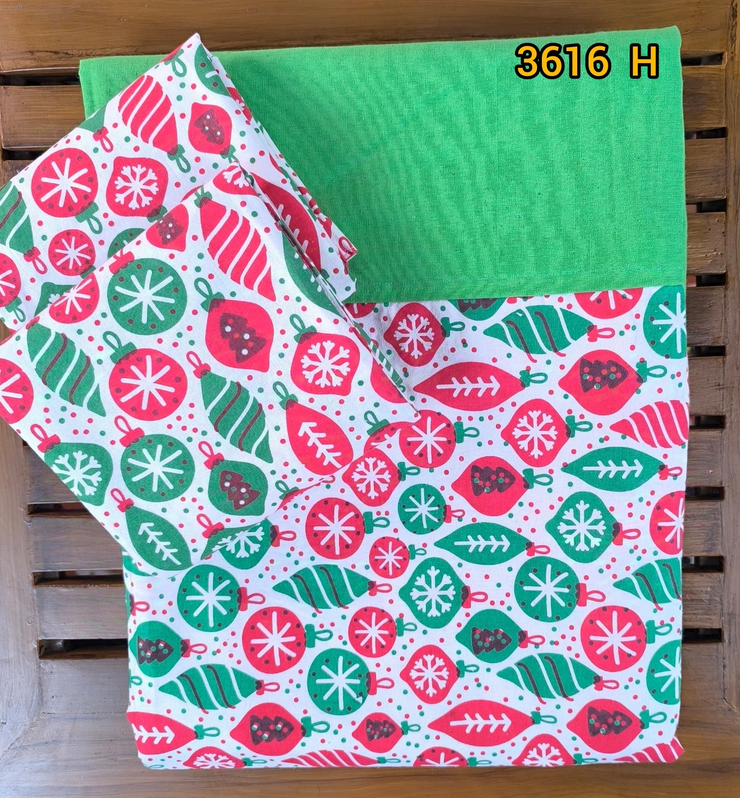 Double size cotton border bed sheet 3616