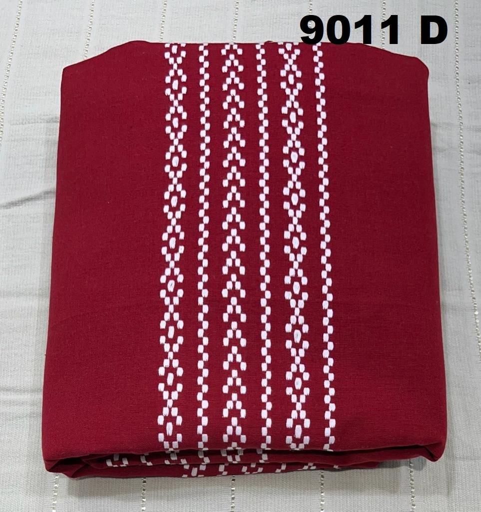 Single Bedsheet - Cotton 1.50mtr x 2.29 mtr 9012