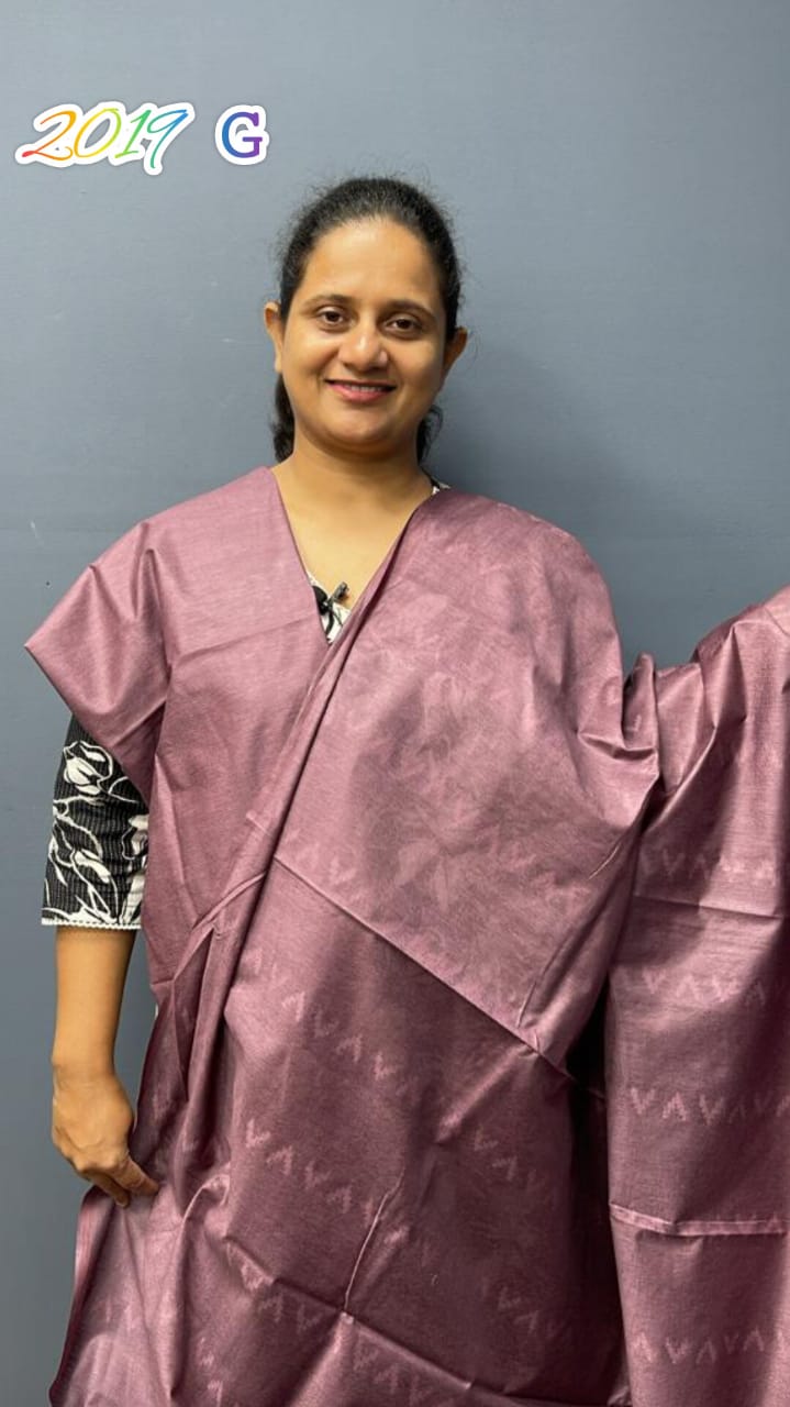 Semi Tusser Munga Silk Saree 2019