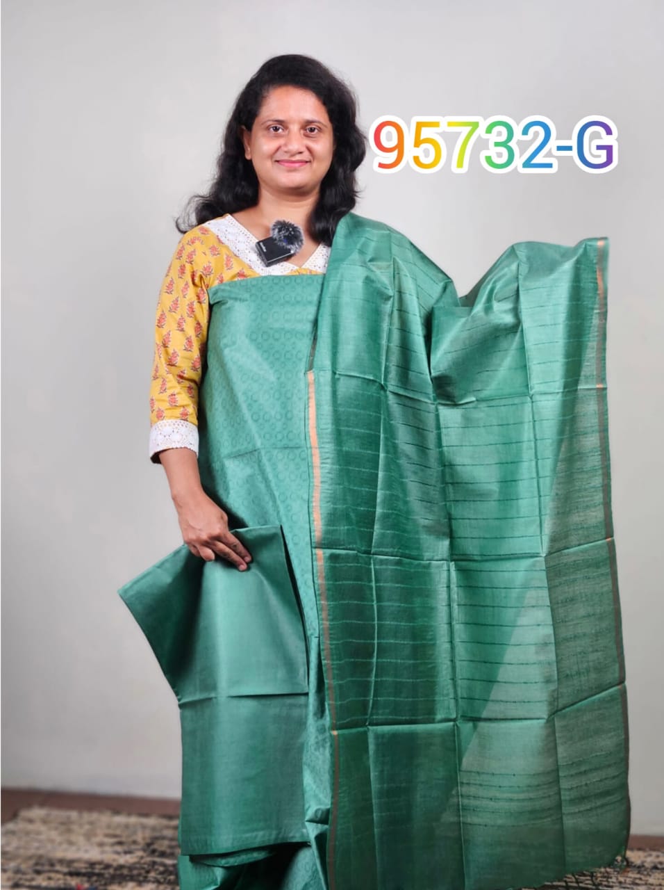 Semi Tussar unstitched salwar suits 95732
