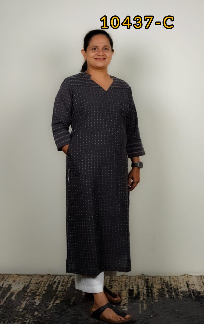 Cotton mix and match kurthi 10437