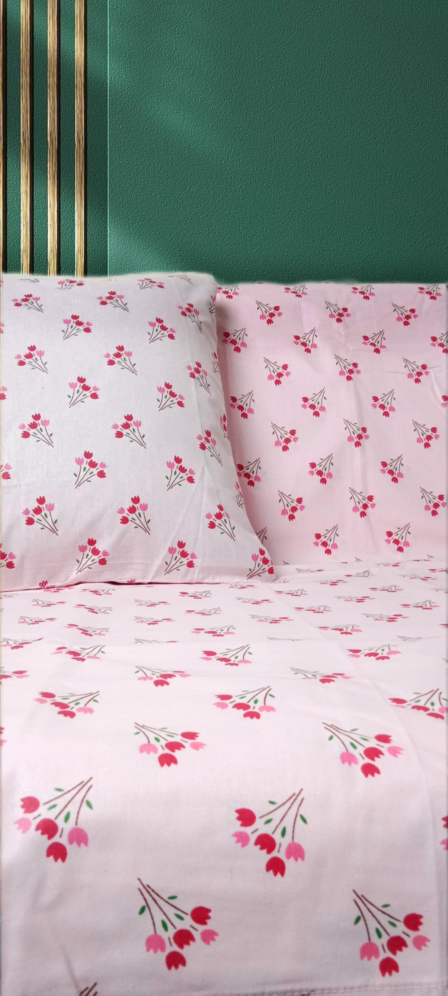 100% Cotton Double Bedsheet | SIZE - 2.29m X 2.54m Code:3686