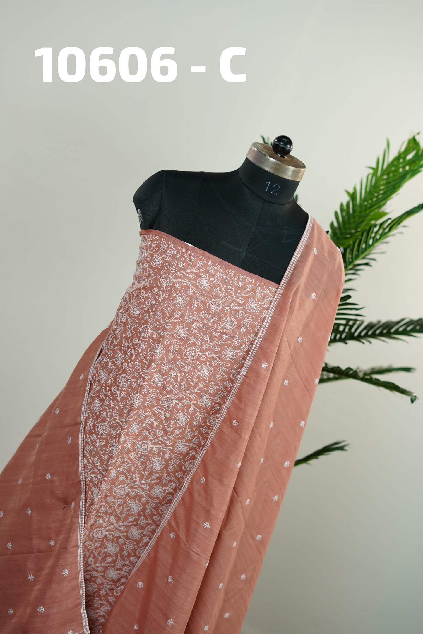Vichitra Silk With Chicken Kari Work Unstitched Salwar suits 10606