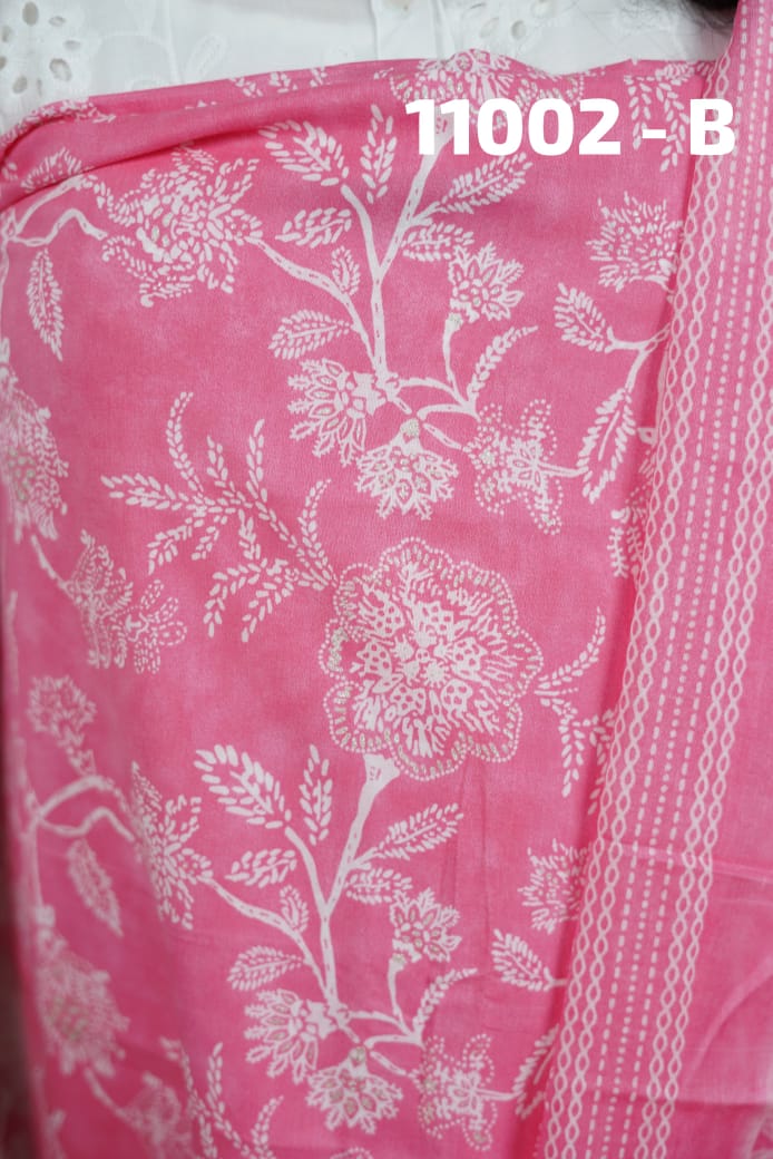 Cotton Unstitched Salwar Suits 11002