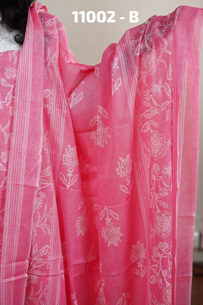 Cotton Unstitched Salwar Suits 11002