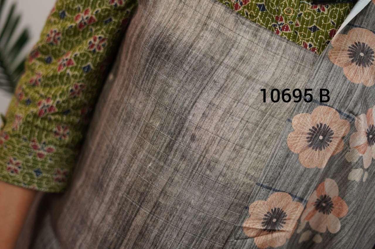 Tissue silk unstitched salwar suits 10695