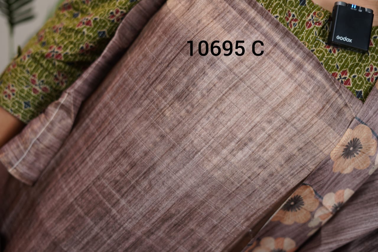 Tissue silk unstitched salwar suits 10695