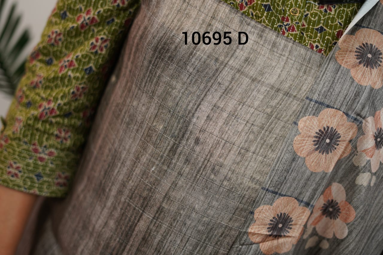 Tissue silk unstitched salwar suits 10695