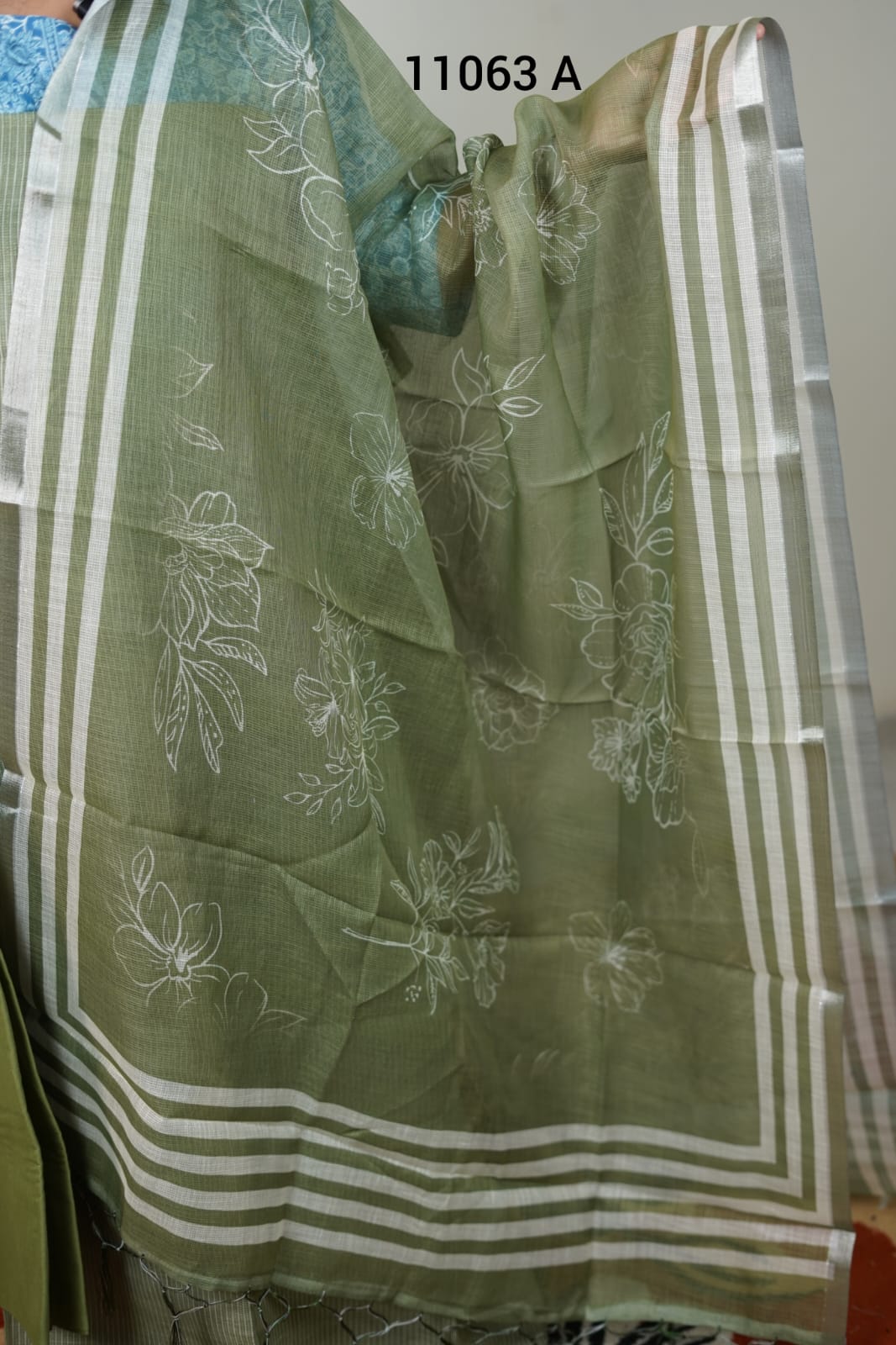 Net cotta unstitched salwar suits 11063