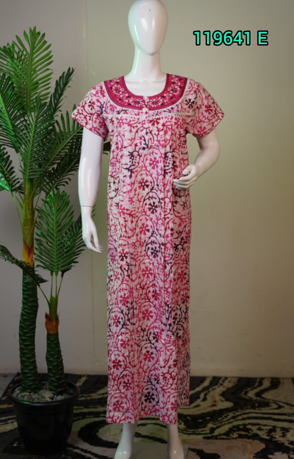 Cotton Batik Print Nighties 119641