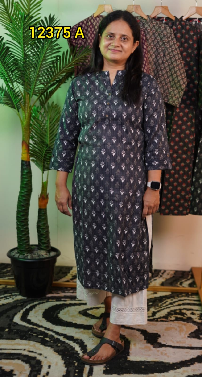 Cotton Kurthi Collections 12375
