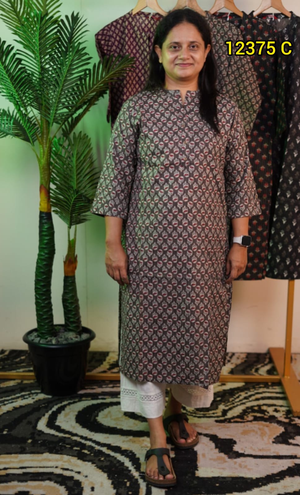 Cotton Kurthi Collections 12375