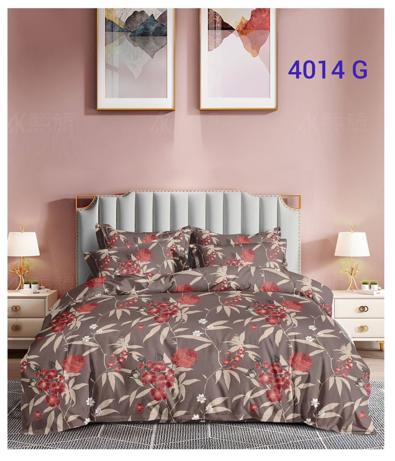 Soft Blend Double Bedsheet Set (225 x 230 cm) – Code: 4014