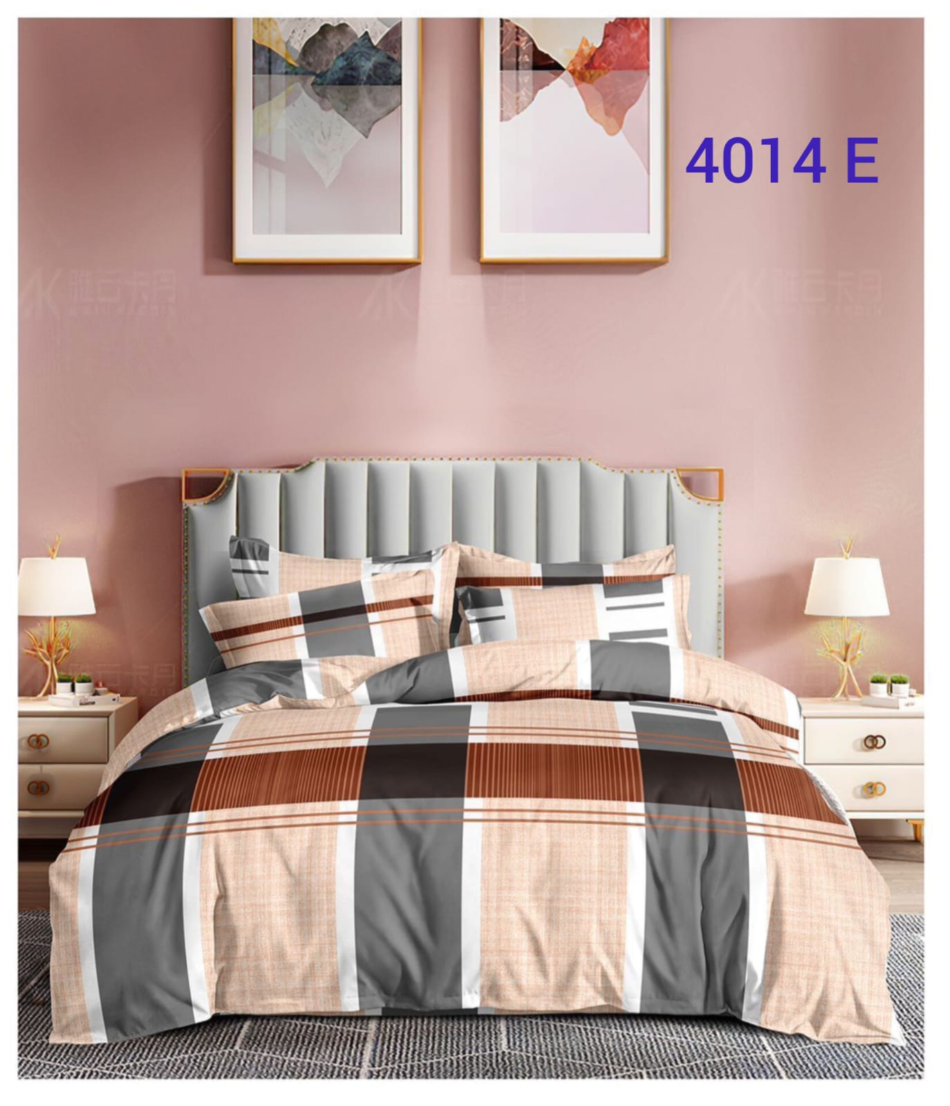 Soft Blend Double Bedsheet Set (225 x 230 cm) – Code: 4014