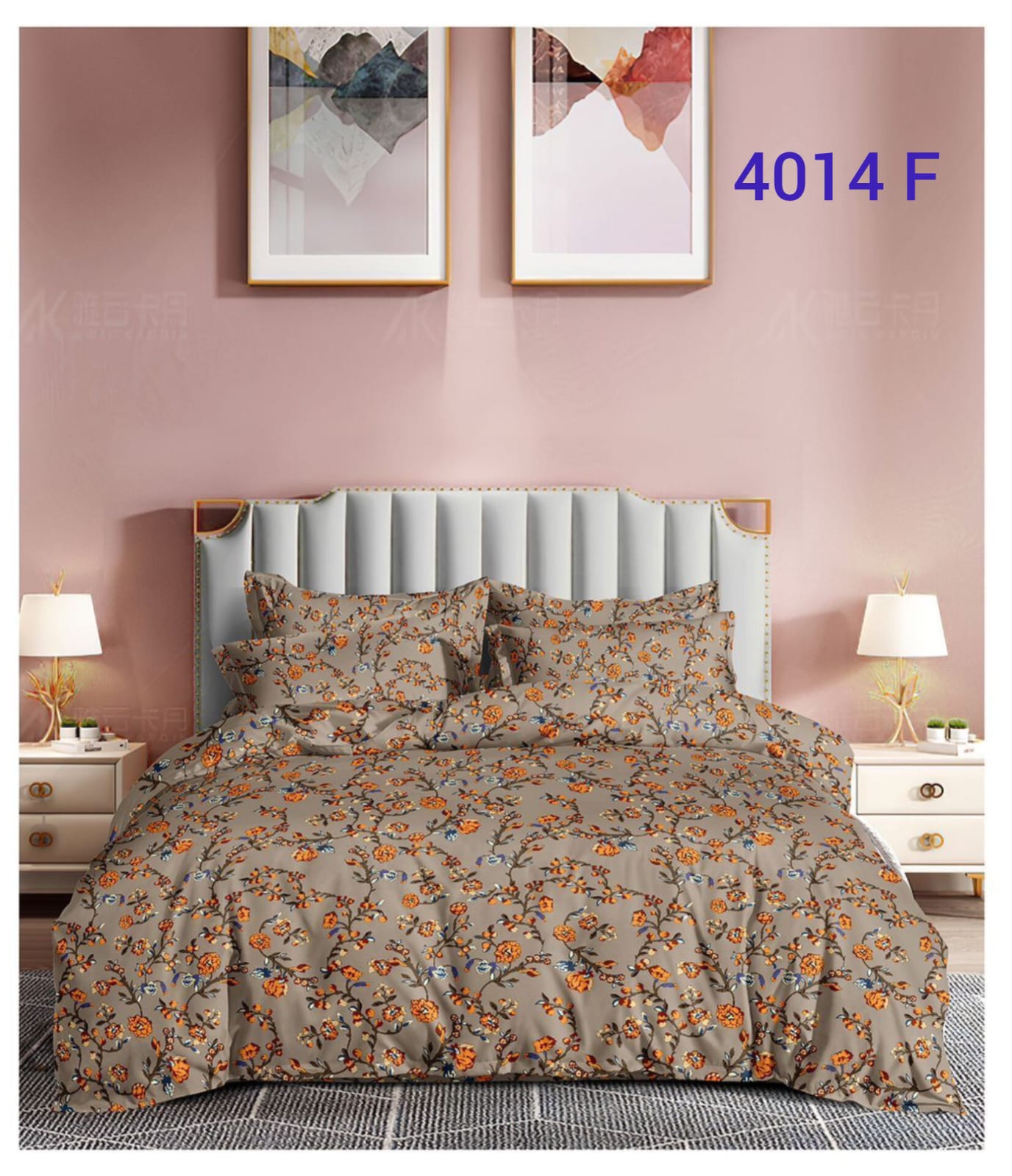 Soft Blend Double Bedsheet Set (225 x 230 cm) – Code: 4014