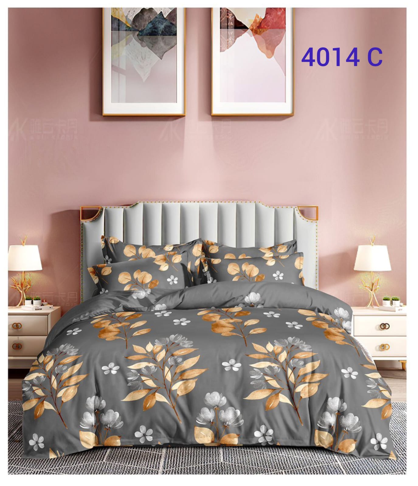 Soft Blend Double Bedsheet Set (225 x 230 cm) – Code: 4014