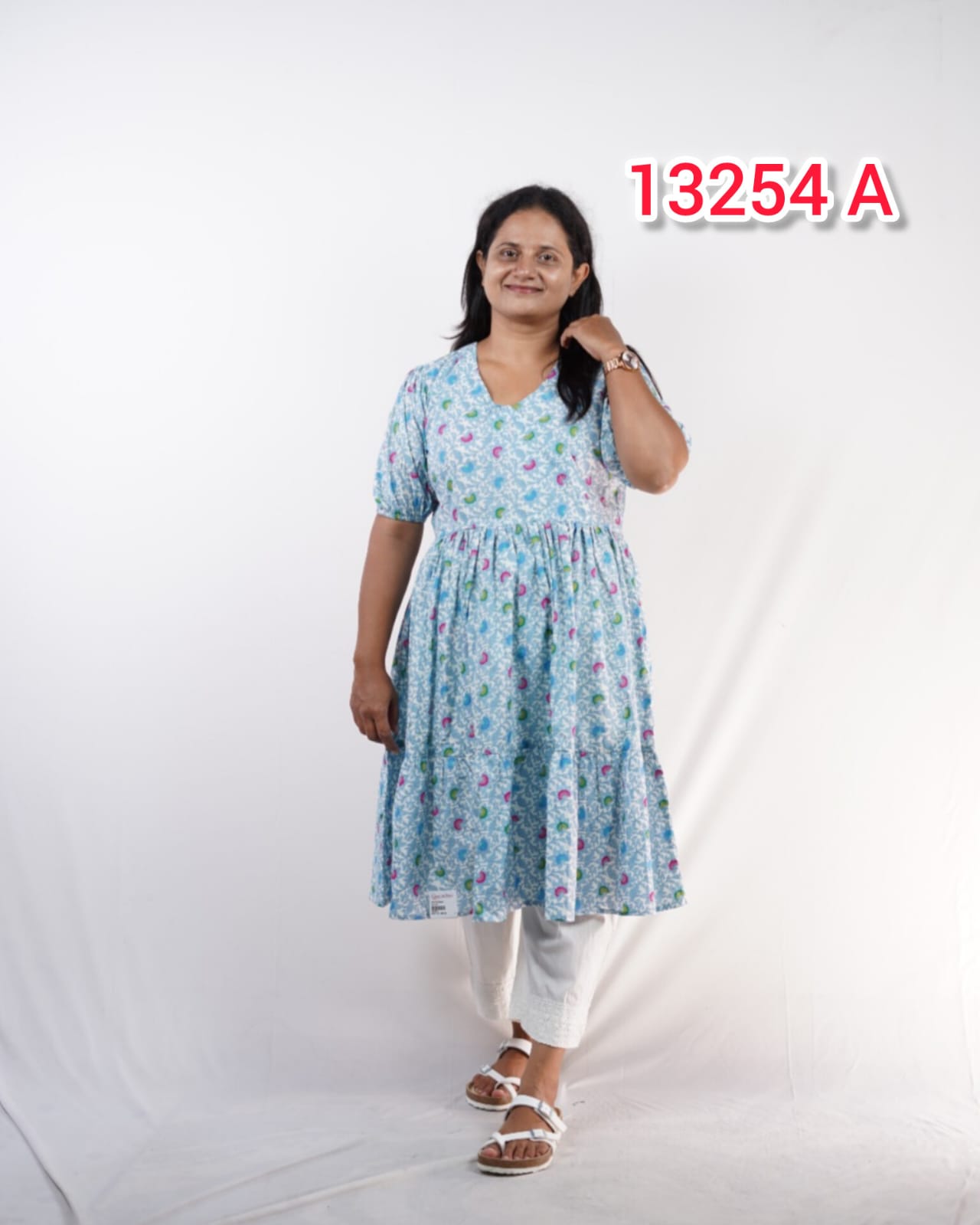 Jaipur Cotton frocks - Vibrant & Breezy (Code:13254)