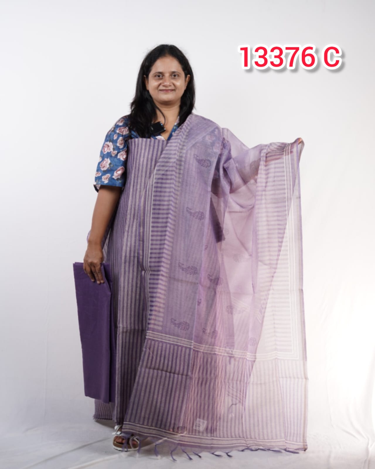 Crush Chandheri Unstiched Salwar Suits 13376